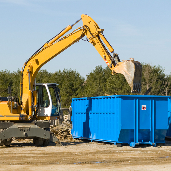 are there any restrictions on where a residential dumpster can be placed in Syracuse Nebraska